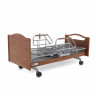Кровать для лежачих больных электрическая MED-MOS DB-2B с поворот.креслом в правую сторону (коричневый)